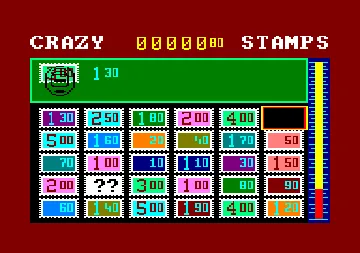 Crazy Stamps (G) (1986) (PD) screen shot game playing